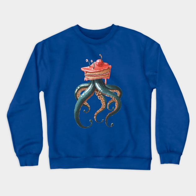 Monsterlicious - Alien Cake Crewneck Sweatshirt by Studio Mootant